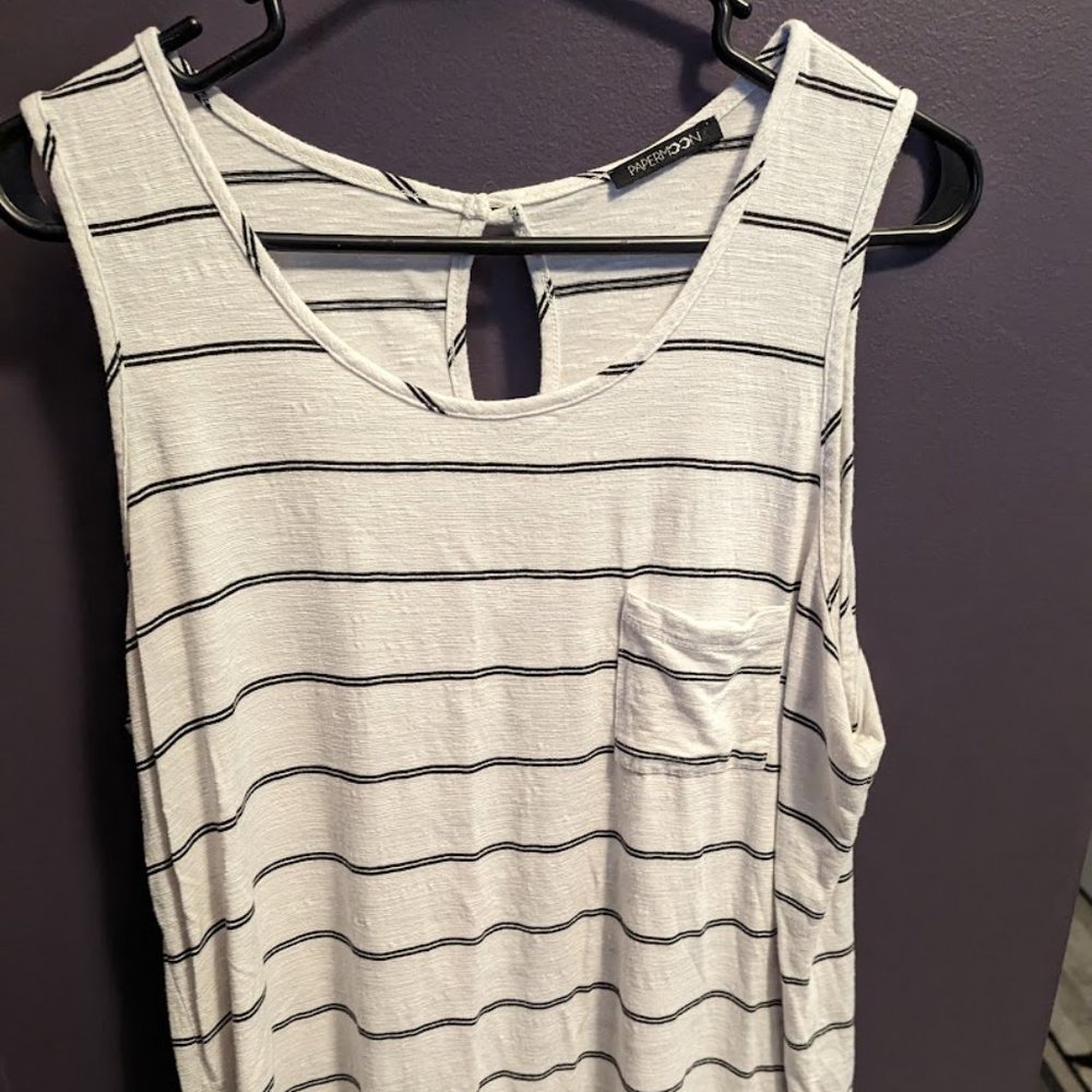 Papermoon Egan One Pocket Knit Top